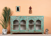 Kalah Hand Carved Solid Wooden Sideboard Buffet 100x180x40cm KLA0151  -